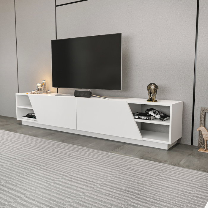Hanah Home Rhodes Soporte de TV Blanco Hanah Home Rhodes Soporte de TV Blanco